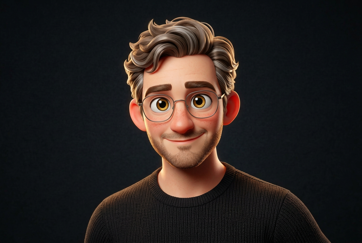 Kevin, rendered as a 3D animated character